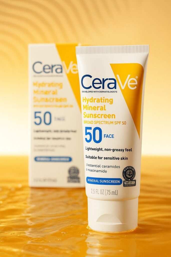 cerave hydrating mineral sunscreen spf 50