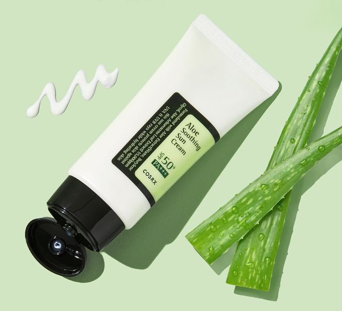 cosrx aloe soothing sun cream review 06