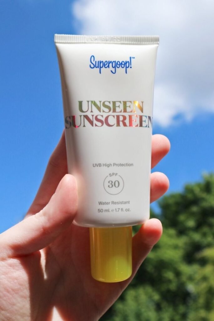 supergoop unseen sunscreen review