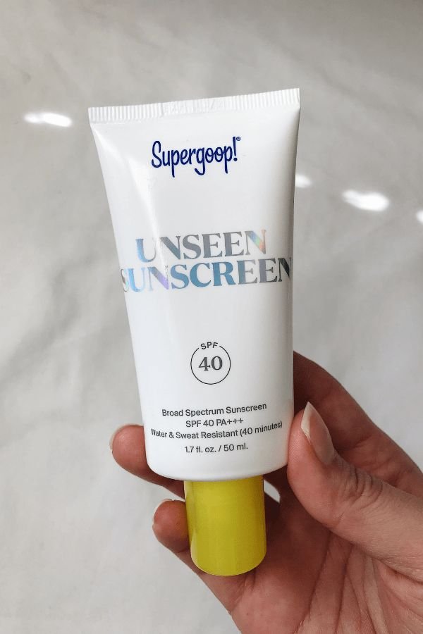 supergoop unseen sunscreen review