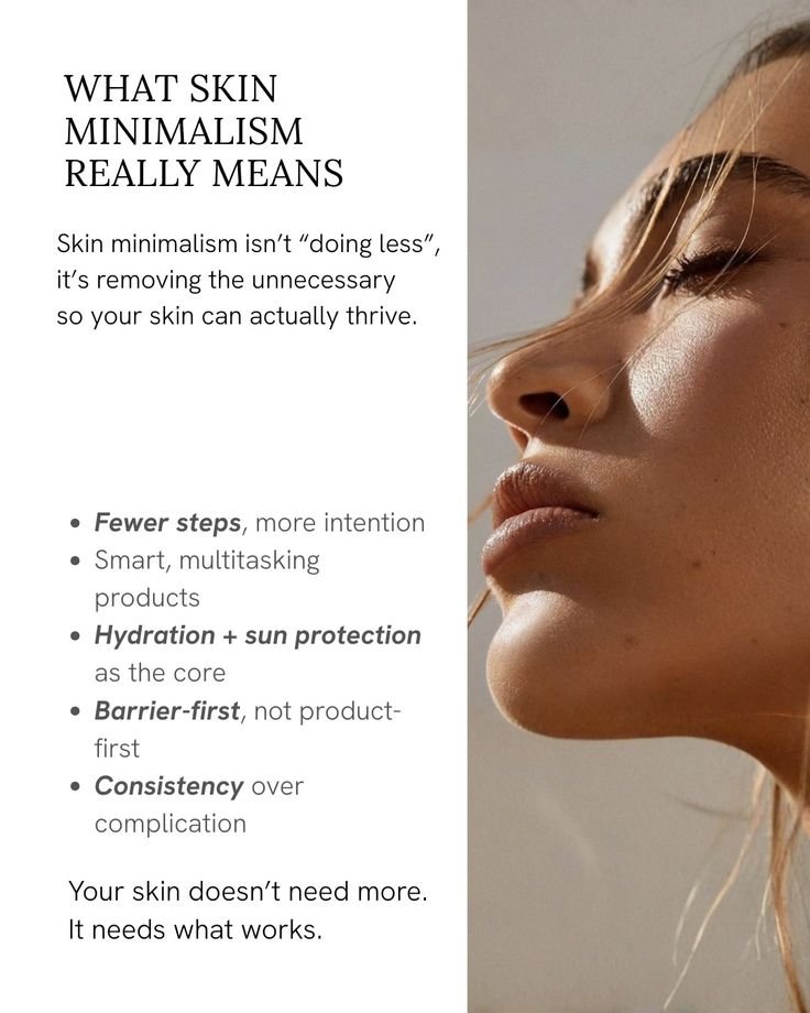 Skin minimalism Routine for Glowing Skin