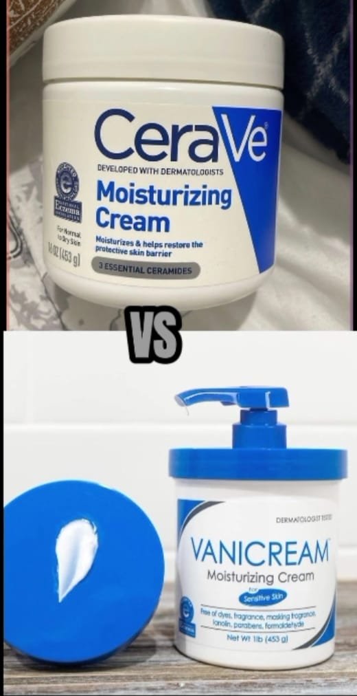cerave moisturizing cream vs vanicream