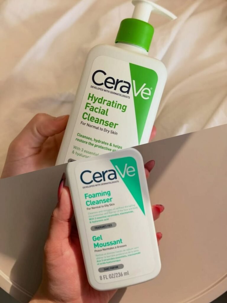 CeraVe Foaming Cleanser vs Hydrating Cleanser