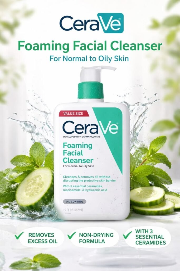 CeraVe Foaming Cleanser vs Hydrating Cleanser 04