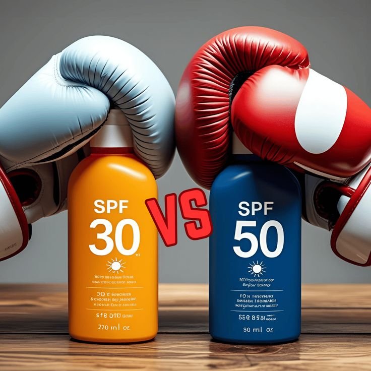 Sunscreen SPF 30 vs SPF 50