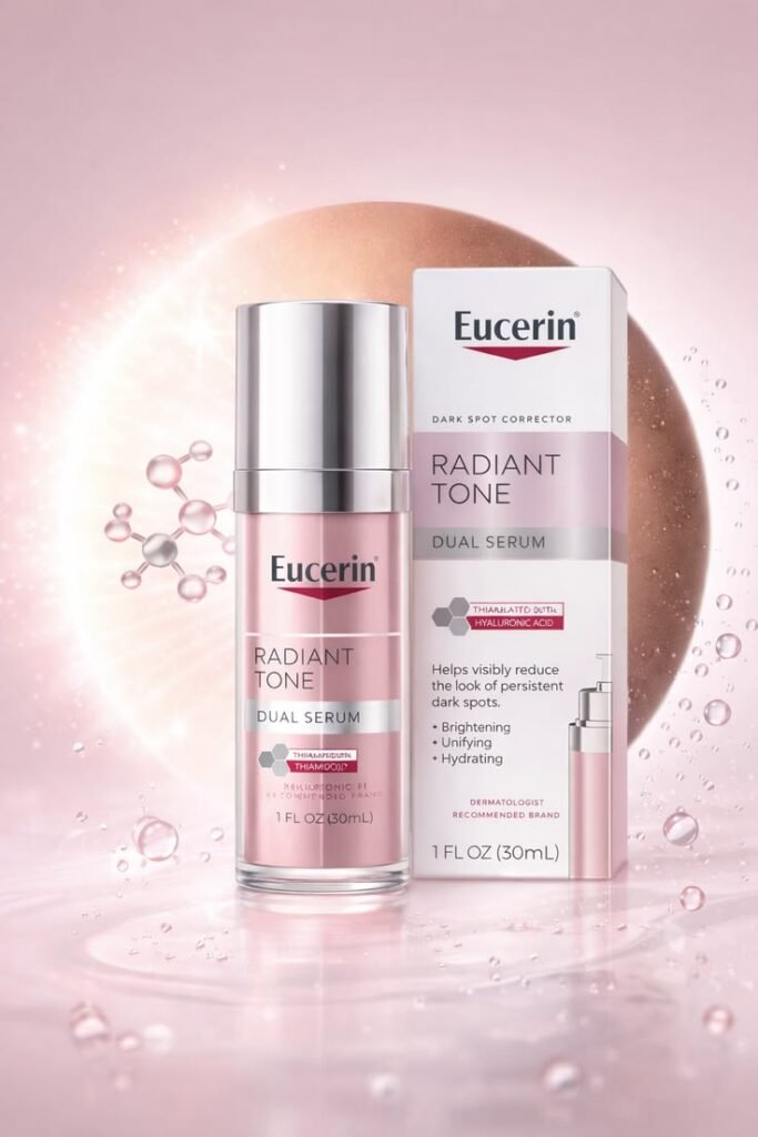eucerin radiant tone dual serum reviews