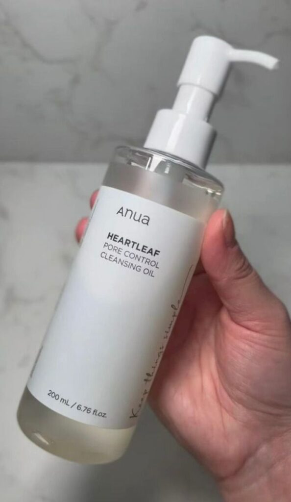 anua heartleaf pore control cleansing oil reviews