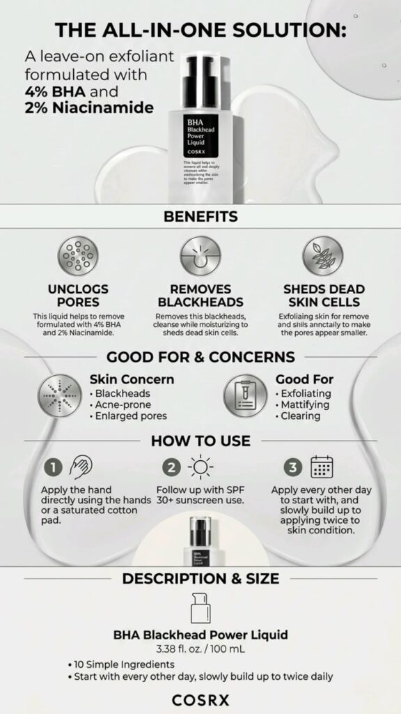 cosrx bha blackhead power liquid reviews