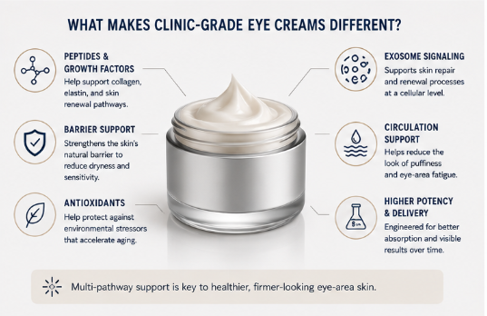 Clinic-grade eye cream